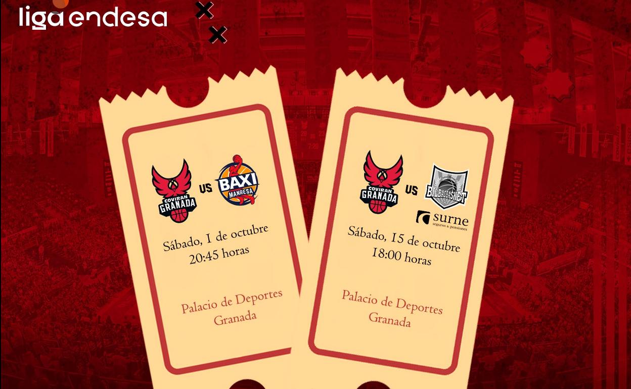 Precios de entre 20 y 50 euros para los partidos ante Manresa y Bilbao Basquet