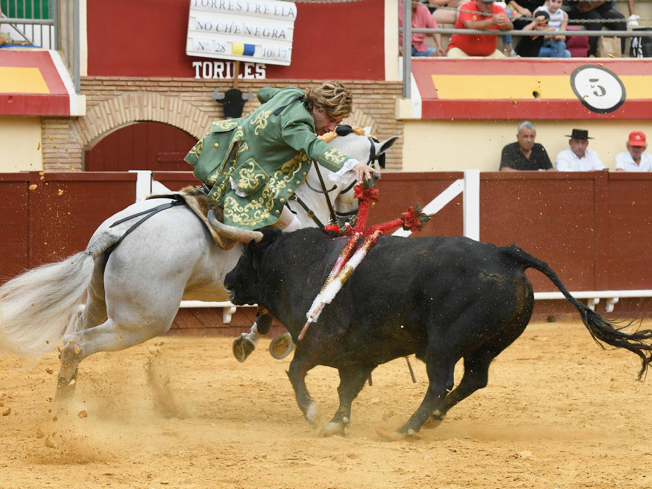 Momento del festejo celebrado en Vera.