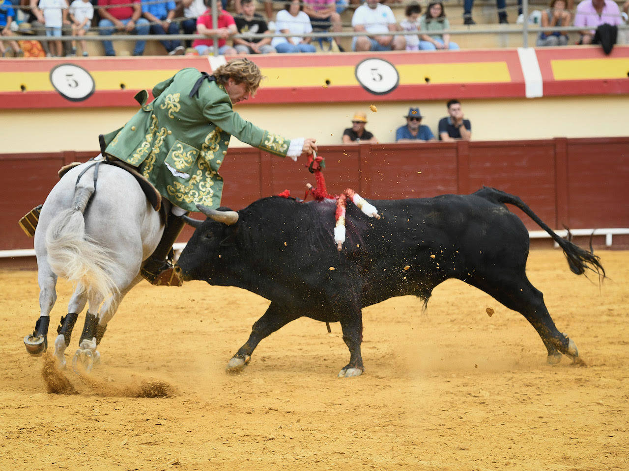 Momento del festejo celebrado en Vera.