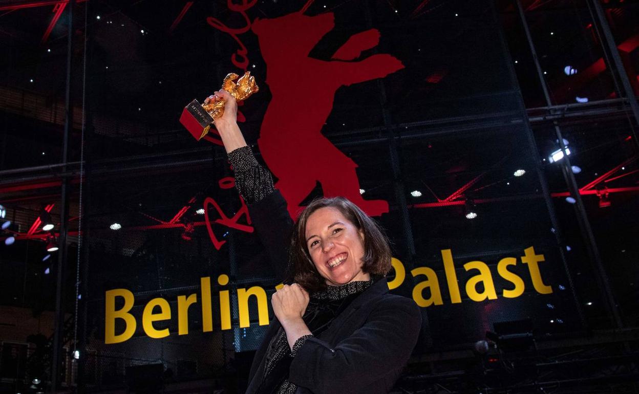 Carla Simón, en la Berlinale. 