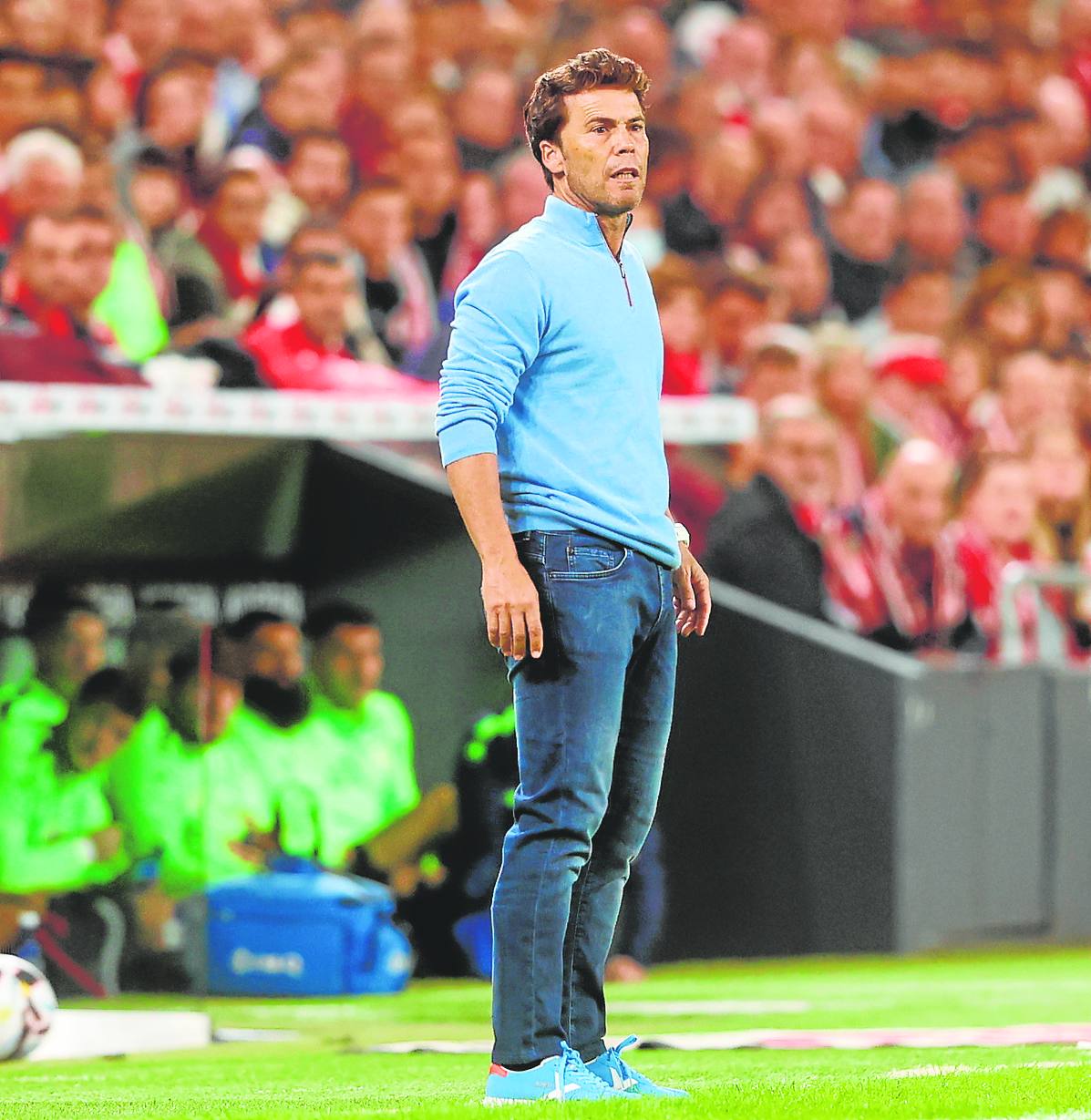 Rubi observó desde el inicio la superioridad del Athletic sobre el Almería. 