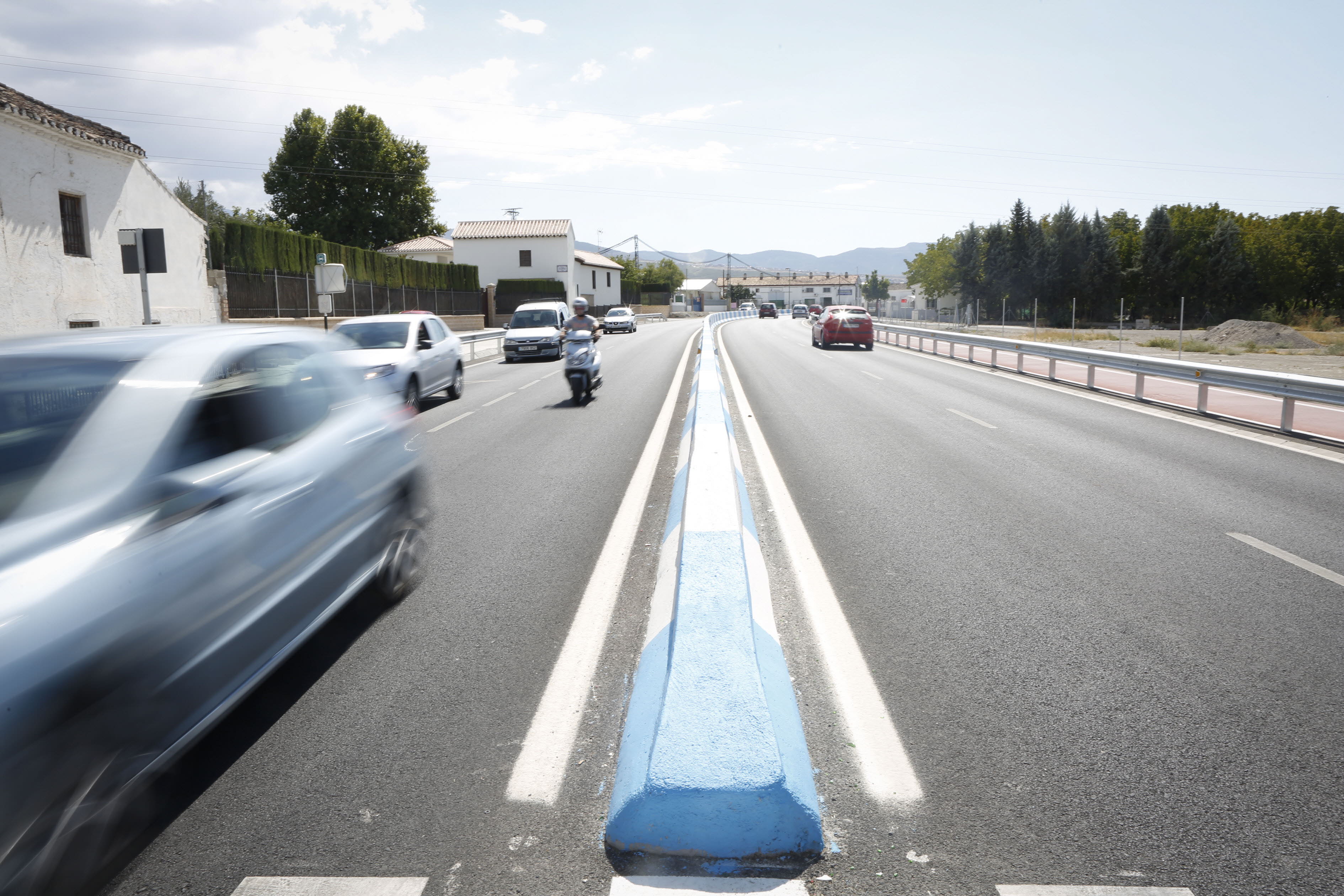 Imagen de la carretera de La Zubia.