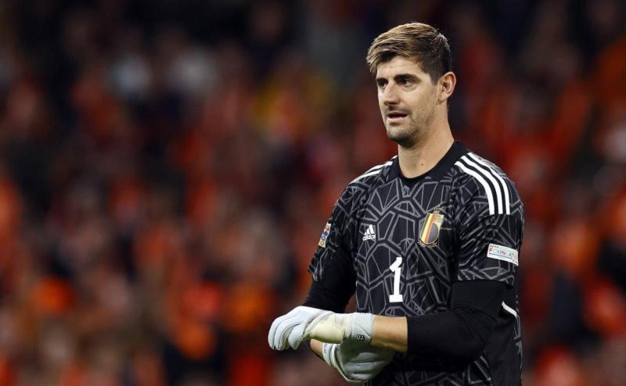 Thibaut Courtois, portero belga del Real Madrid. 