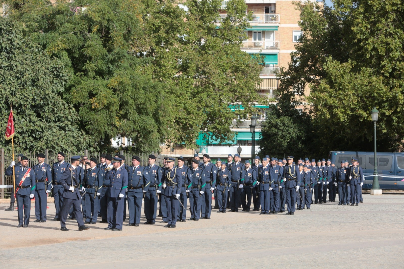 Jura de bandera de civiles en la Base Aérea de Armilla