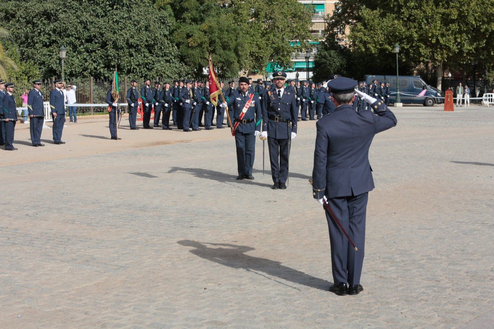 Jura de bandera de civiles en la Base Aérea de Armilla