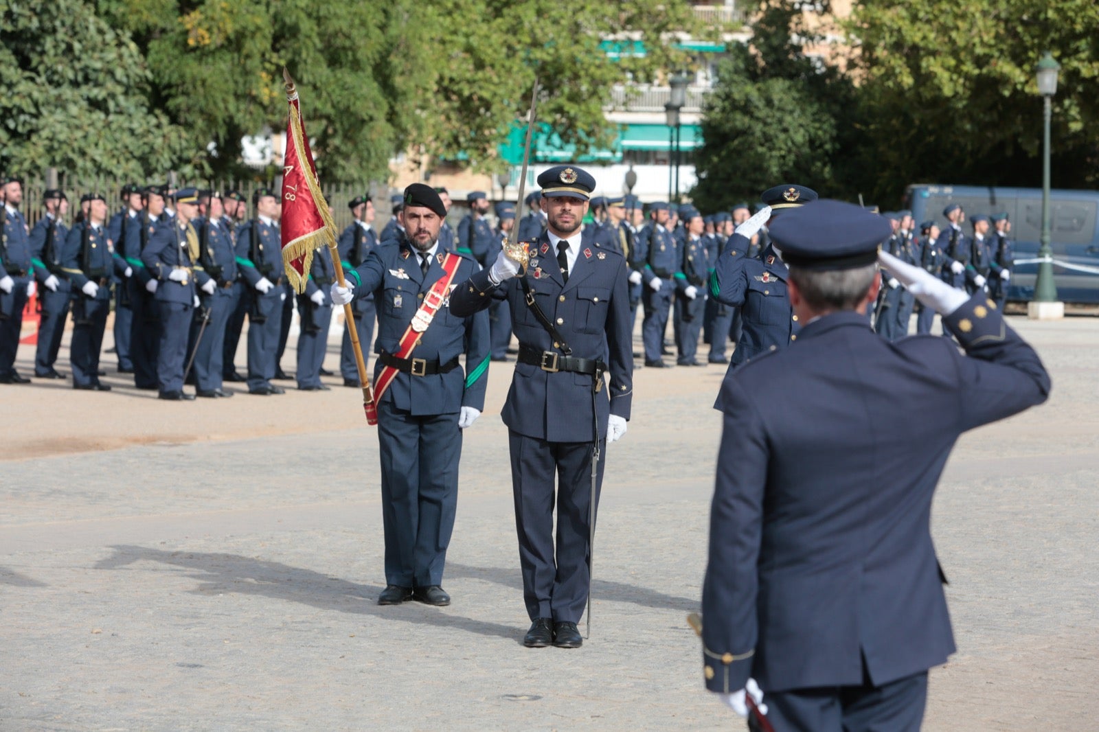 Jura de bandera de civiles en la Base Aérea de Armilla