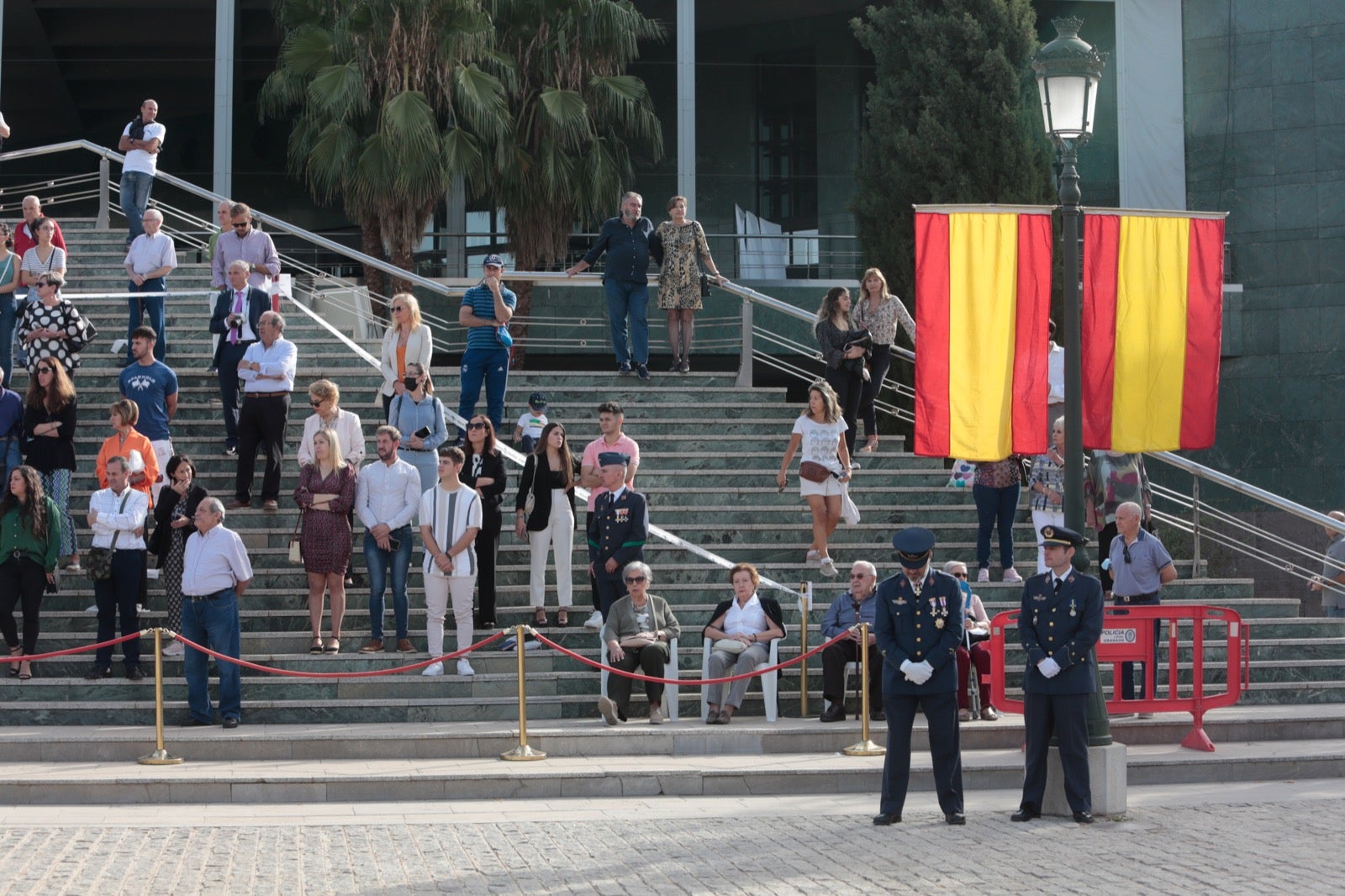 Jura de bandera de civiles en la Base Aérea de Armilla