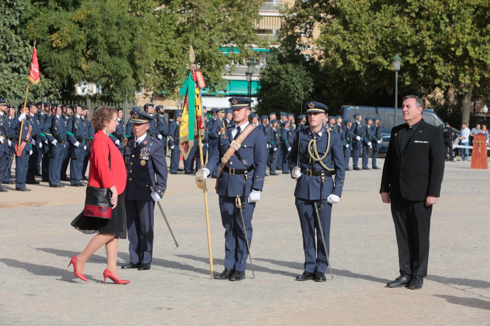 Jura de bandera de civiles en la Base Aérea de Armilla
