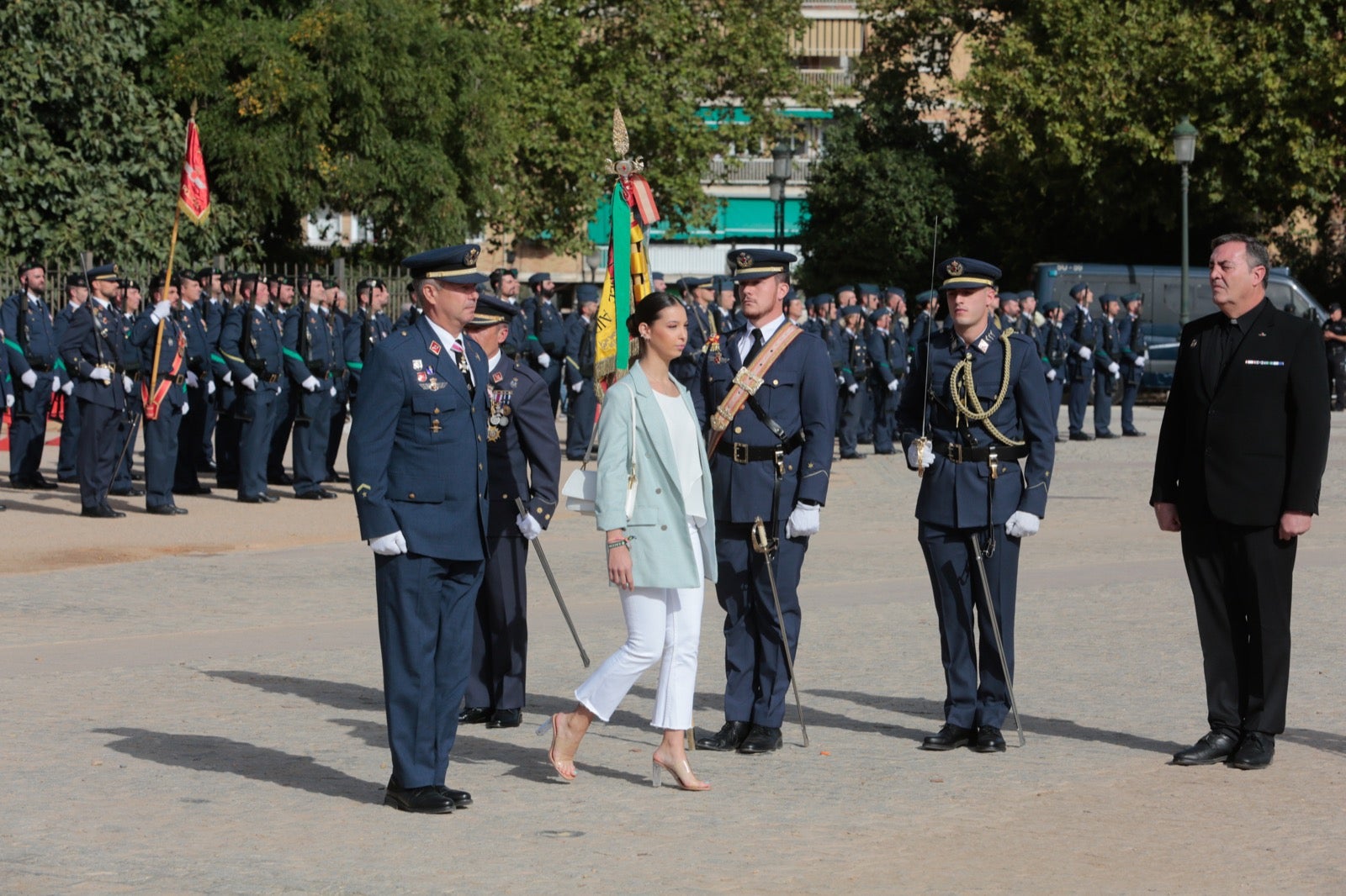 Jura de bandera de civiles en la Base Aérea de Armilla