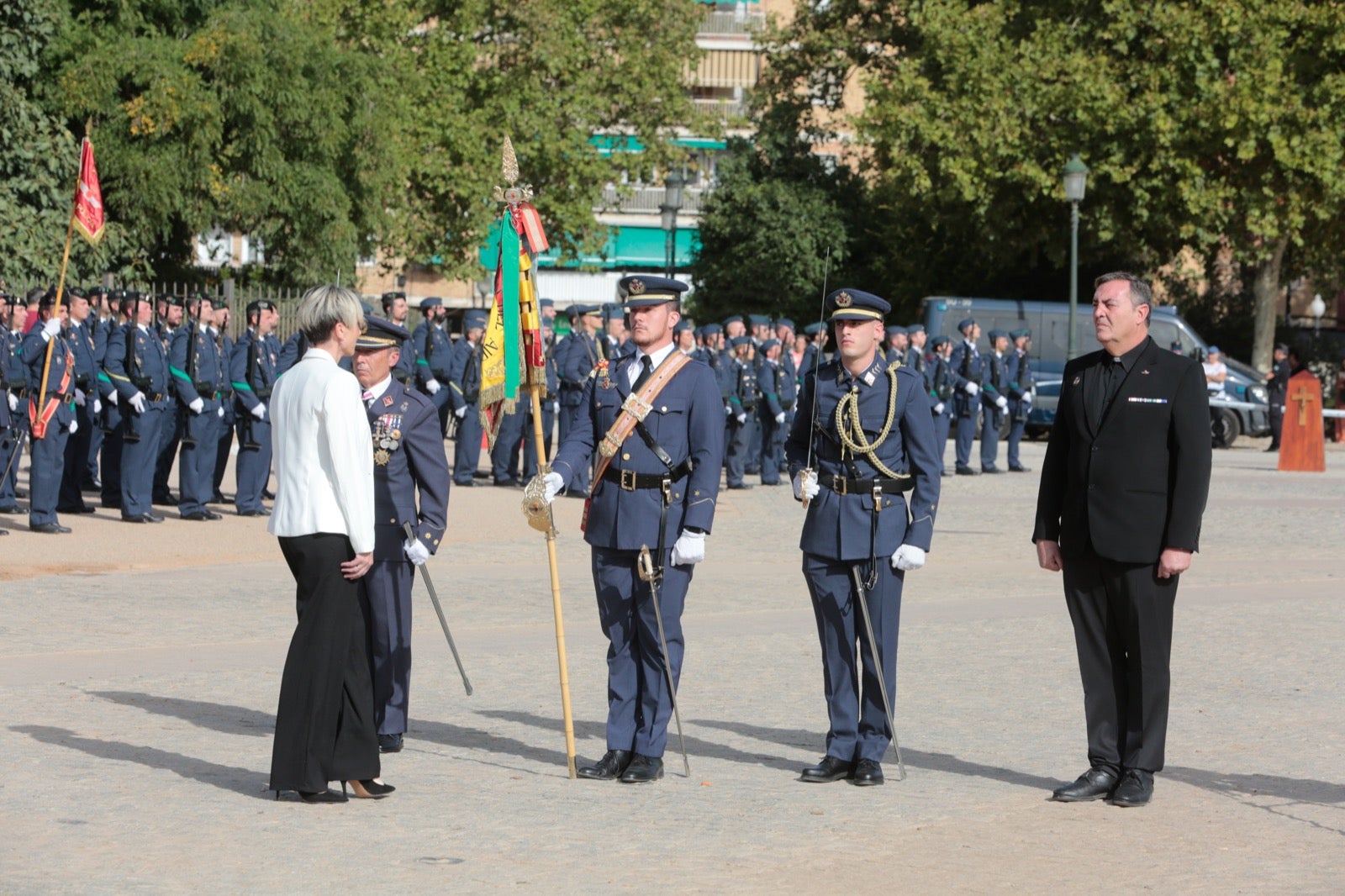 Jura de bandera de civiles en la Base Aérea de Armilla