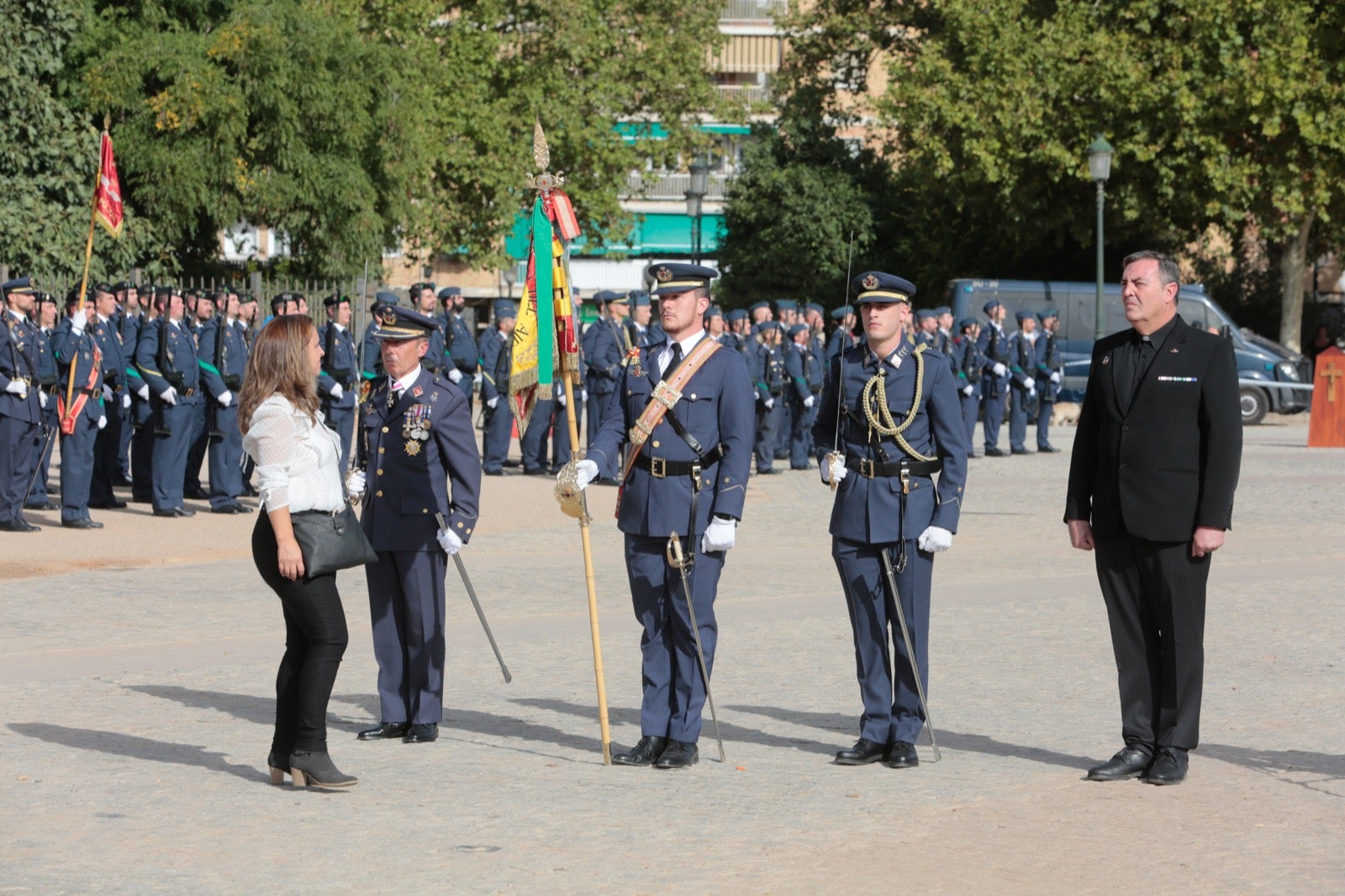 Jura de bandera de civiles en la Base Aérea de Armilla