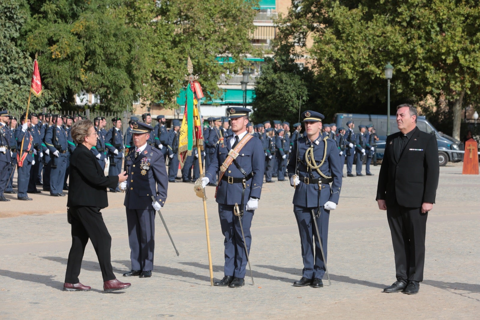 Jura de bandera de civiles en la Base Aérea de Armilla