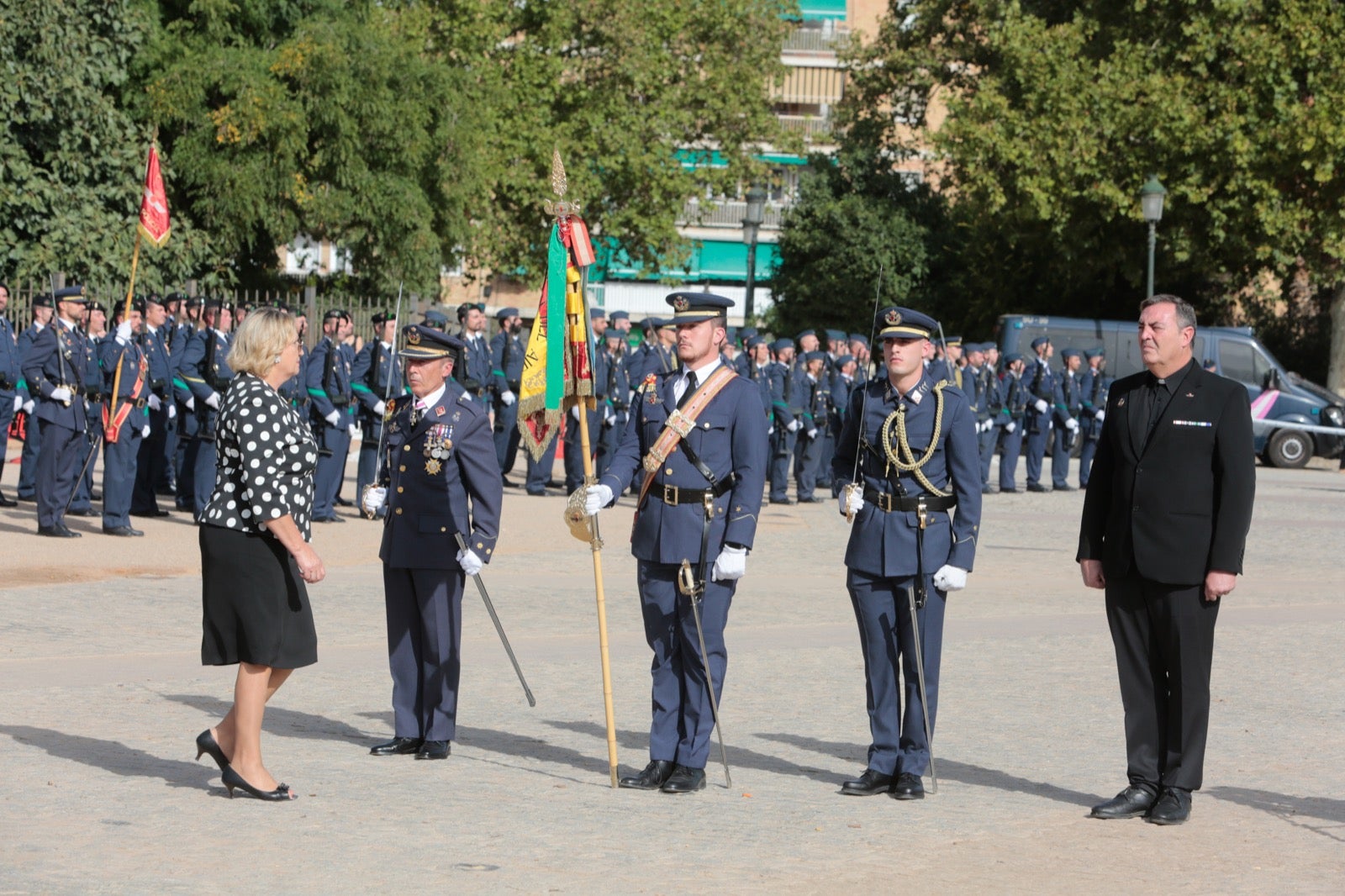 Jura de bandera de civiles en la Base Aérea de Armilla