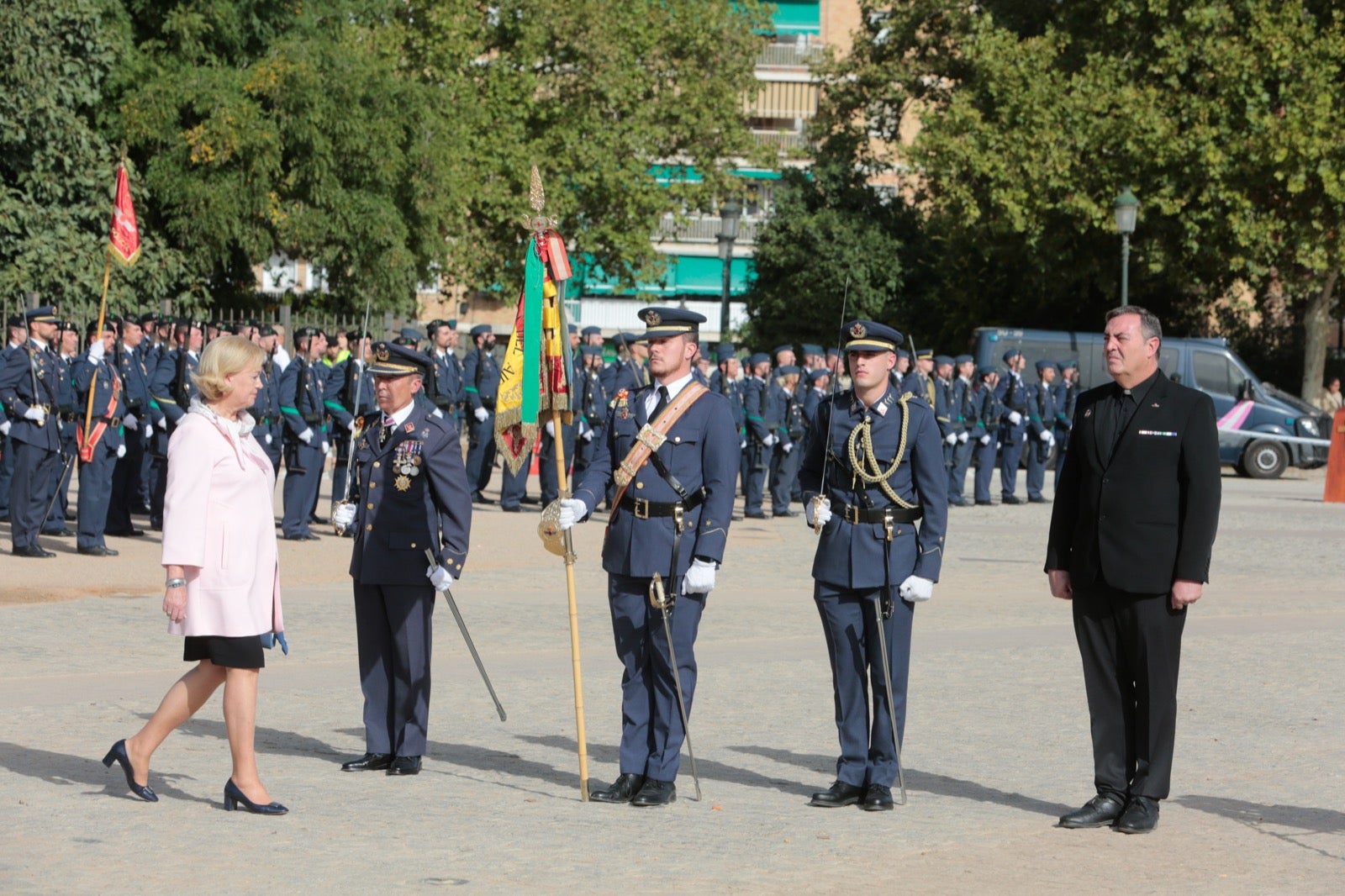 Jura de bandera de civiles en la Base Aérea de Armilla