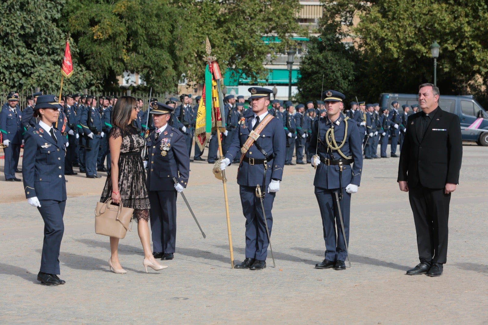 Jura de bandera de civiles en la Base Aérea de Armilla