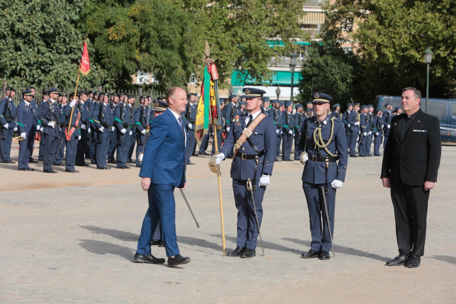 Jura de bandera de civiles en la Base Aérea de Armilla