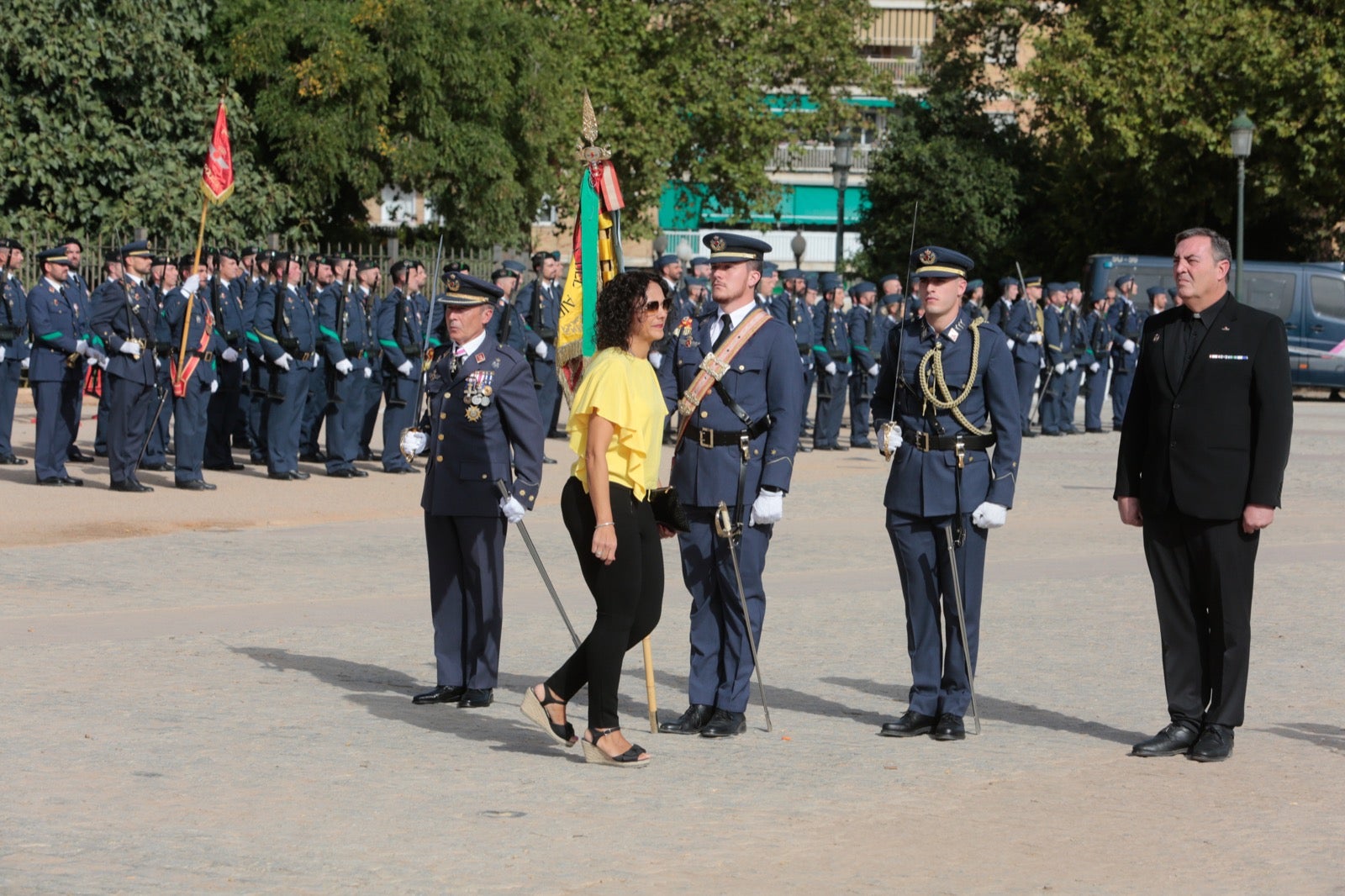 Jura de bandera de civiles en la Base Aérea de Armilla