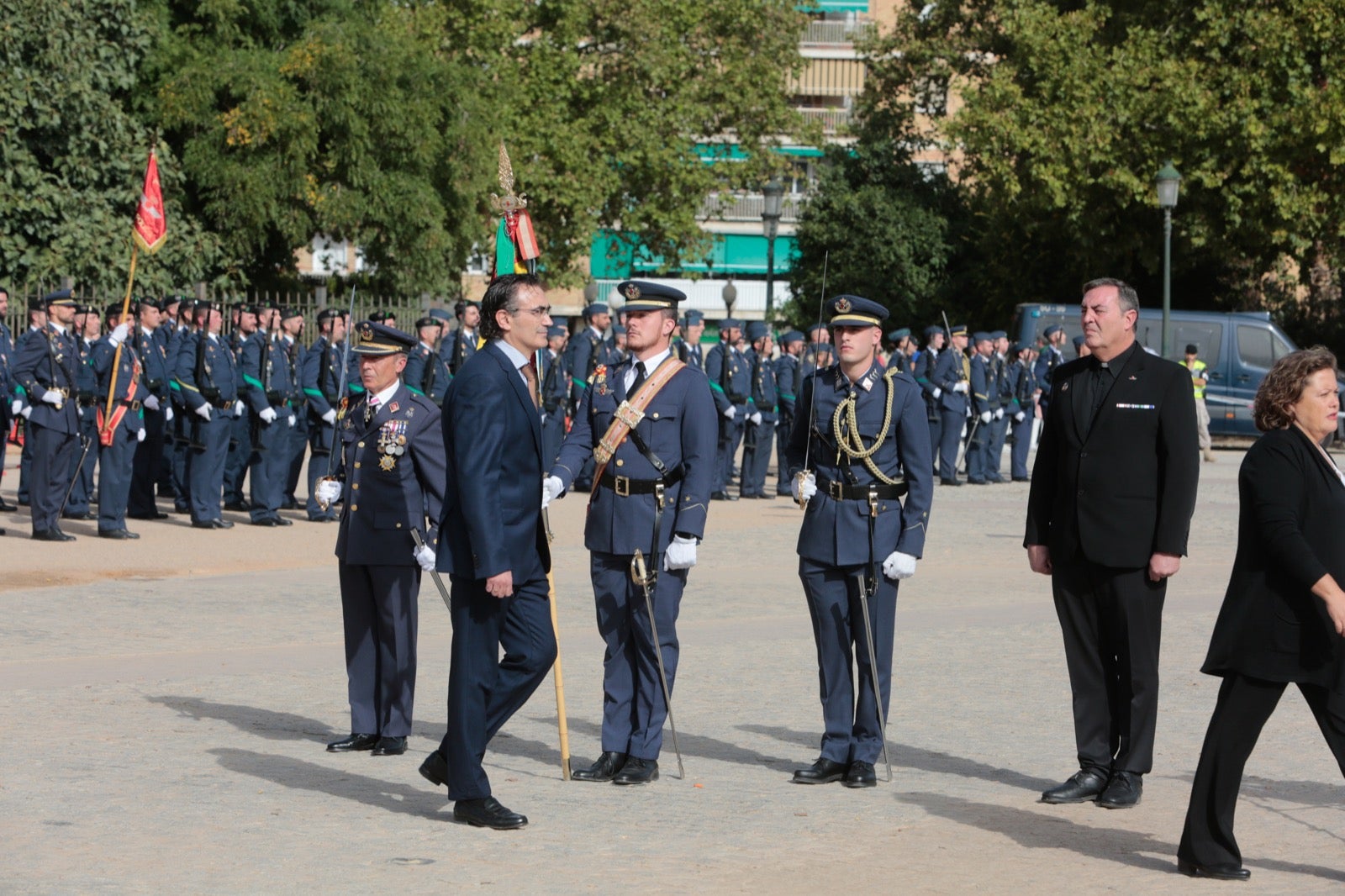 Jura de bandera de civiles en la Base Aérea de Armilla