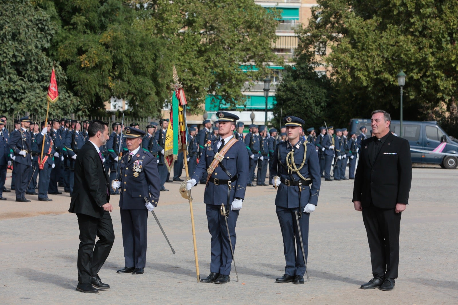 Jura de bandera de civiles en la Base Aérea de Armilla