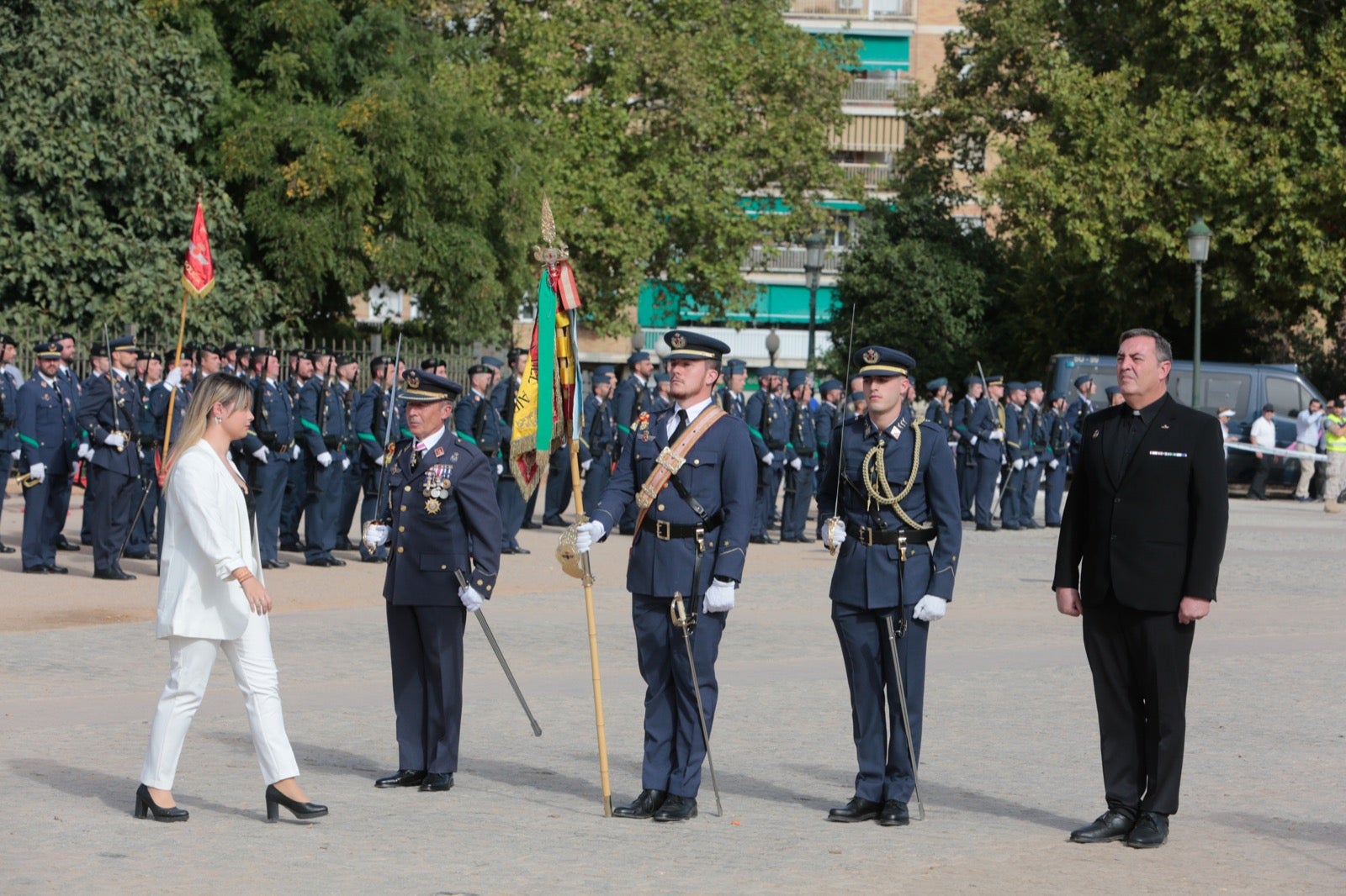 Jura de bandera de civiles en la Base Aérea de Armilla