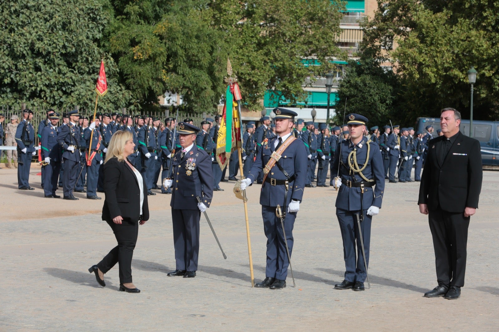 Jura de bandera de civiles en la Base Aérea de Armilla
