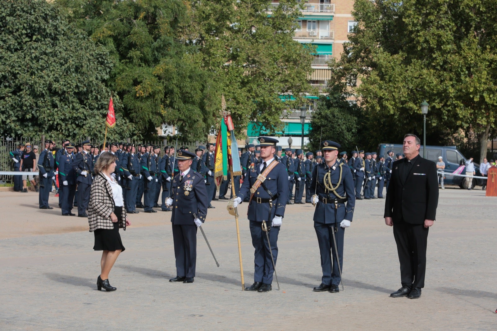 Jura de bandera de civiles en la Base Aérea de Armilla