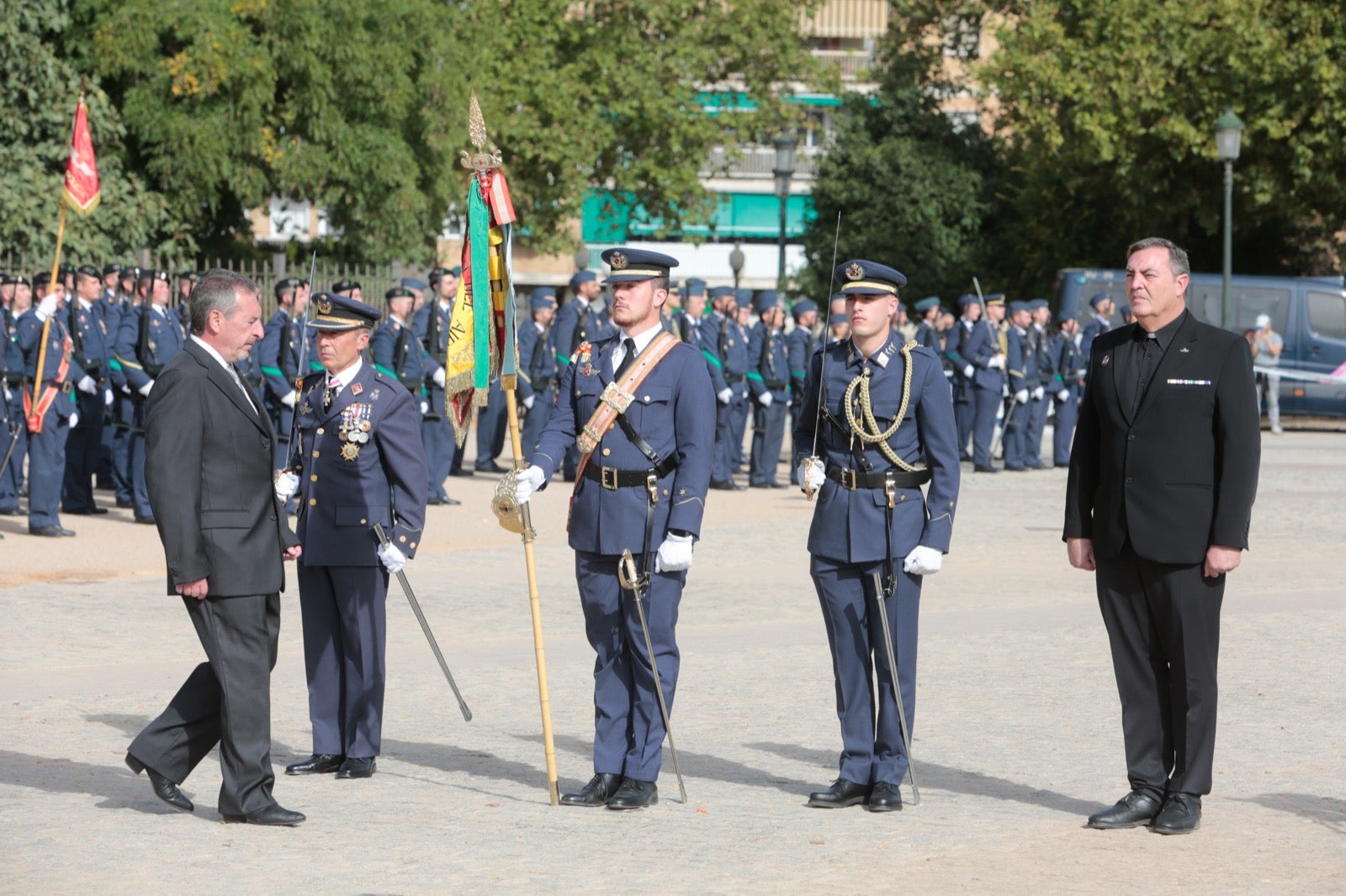 Jura de bandera de civiles en la Base Aérea de Armilla