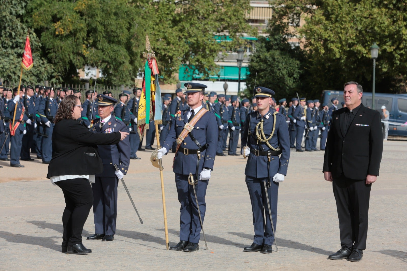 Jura de bandera de civiles en la Base Aérea de Armilla