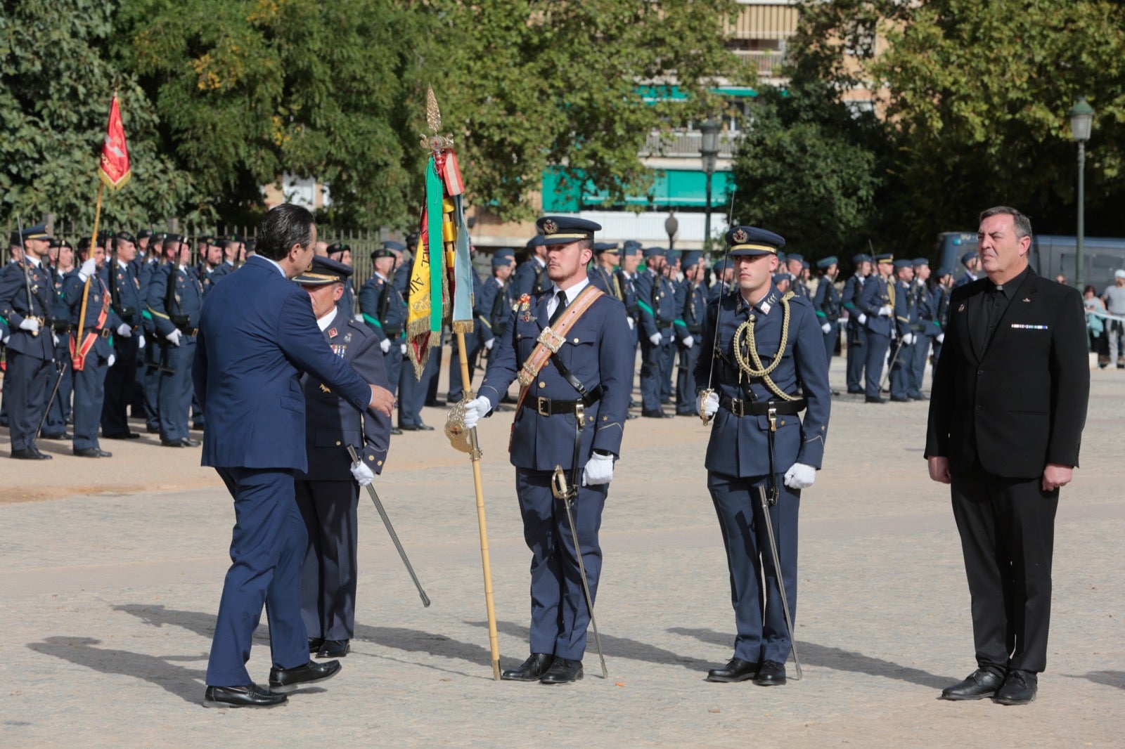 Jura de bandera de civiles en la Base Aérea de Armilla