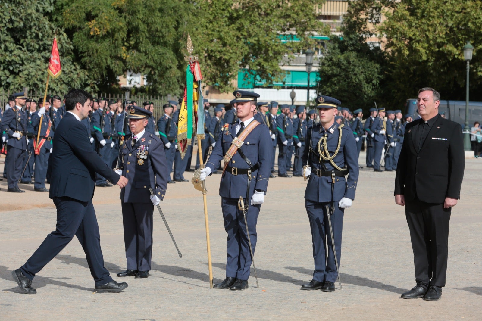 Jura de bandera de civiles en la Base Aérea de Armilla