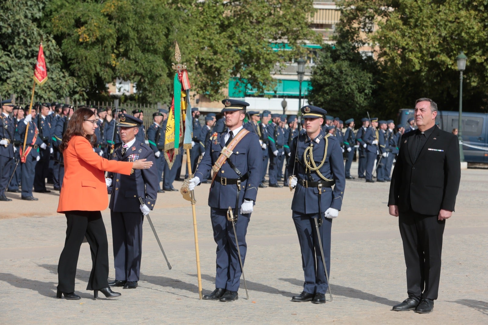 Jura de bandera de civiles en la Base Aérea de Armilla