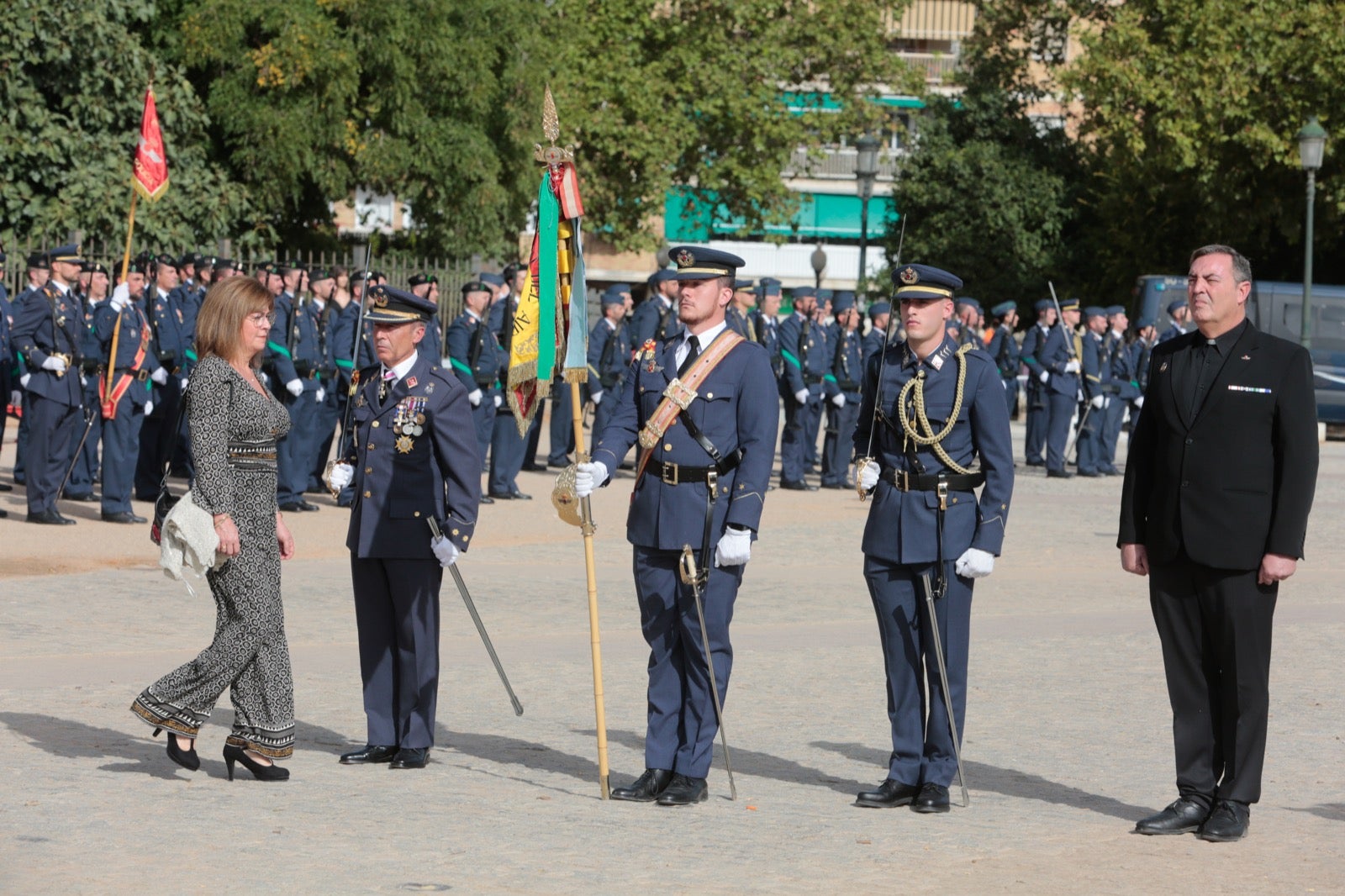 Jura de bandera de civiles en la Base Aérea de Armilla