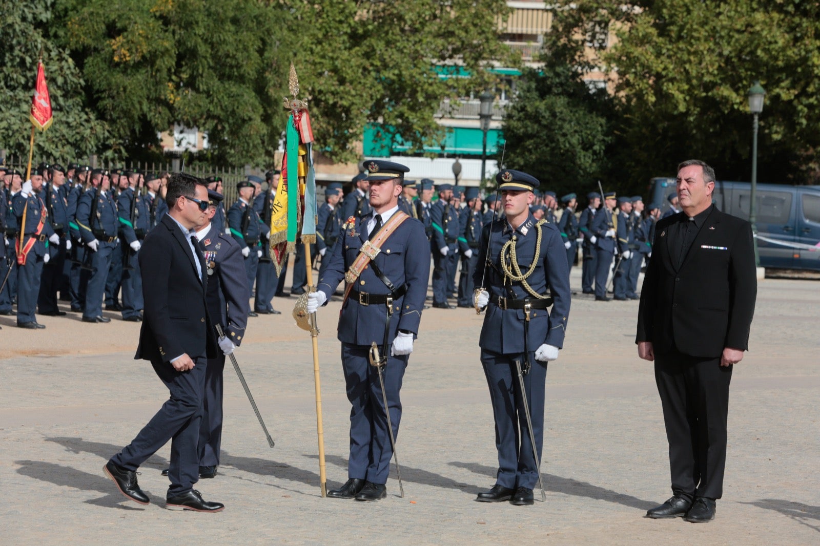 Jura de bandera de civiles en la Base Aérea de Armilla