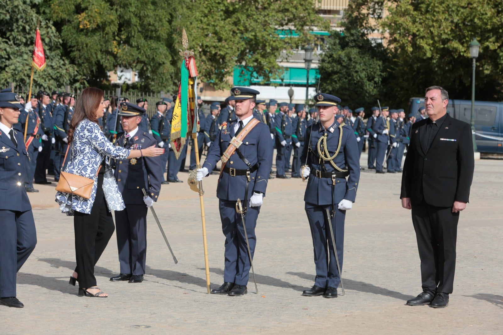 Jura de bandera de civiles en la Base Aérea de Armilla