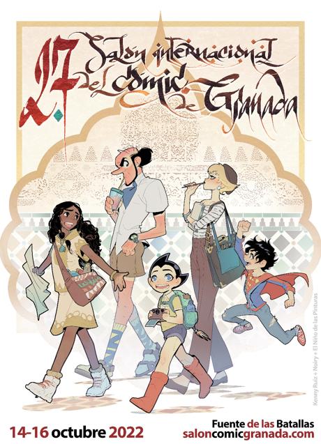 Imagen - Cartel del 27º Salón del Cómic de Granada que han elaborado los hermanos Ruiz.