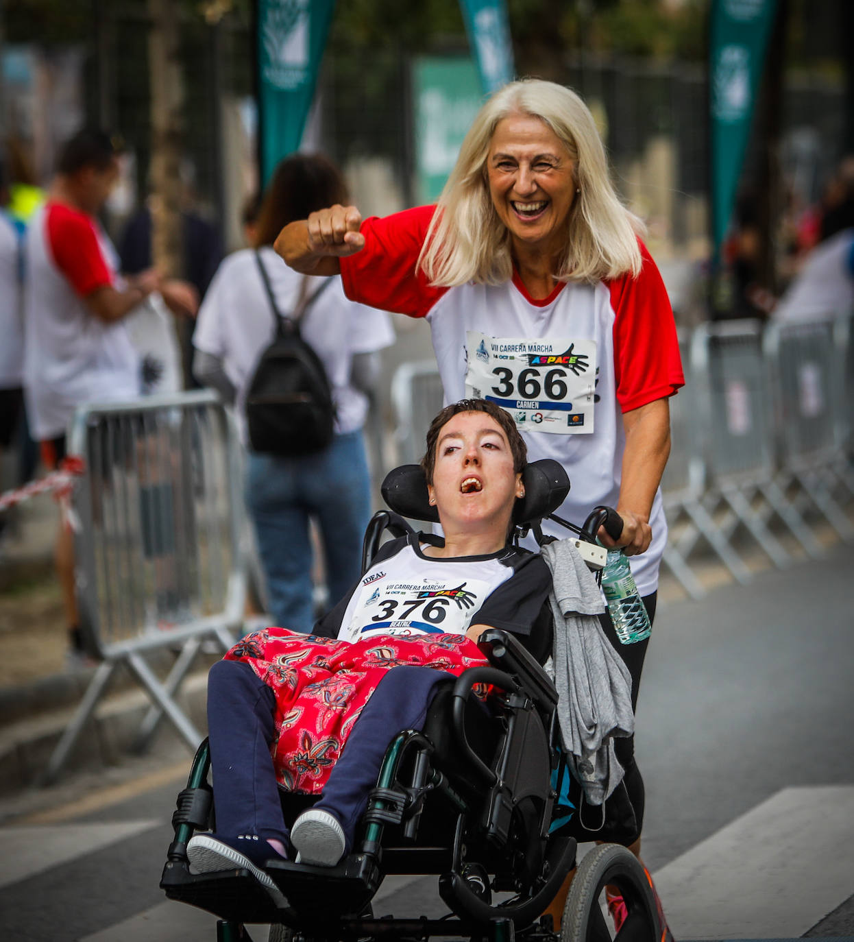 El lema de la carrera es 'Ahora te toca a ti'.