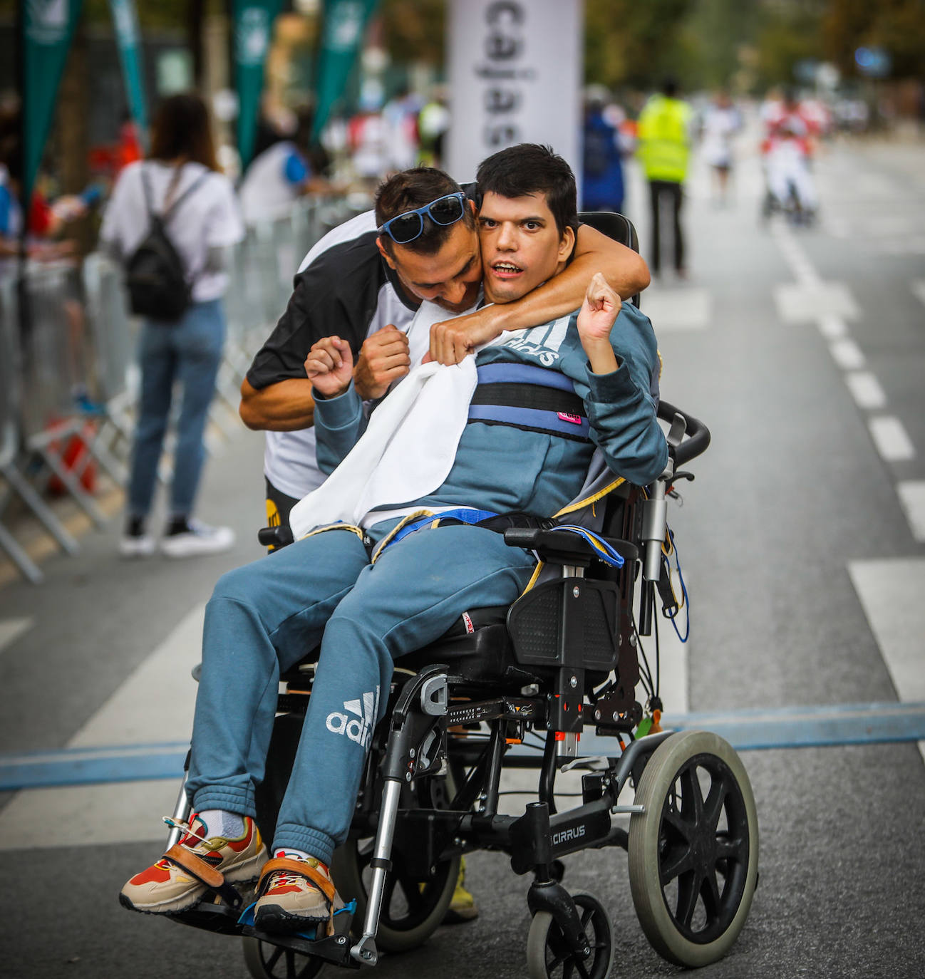 El lema de la carrera es 'Ahora te toca a ti'.