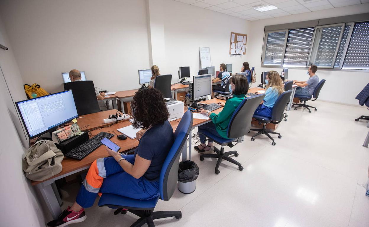 Enfermeras escolares en la provincia de Granada.