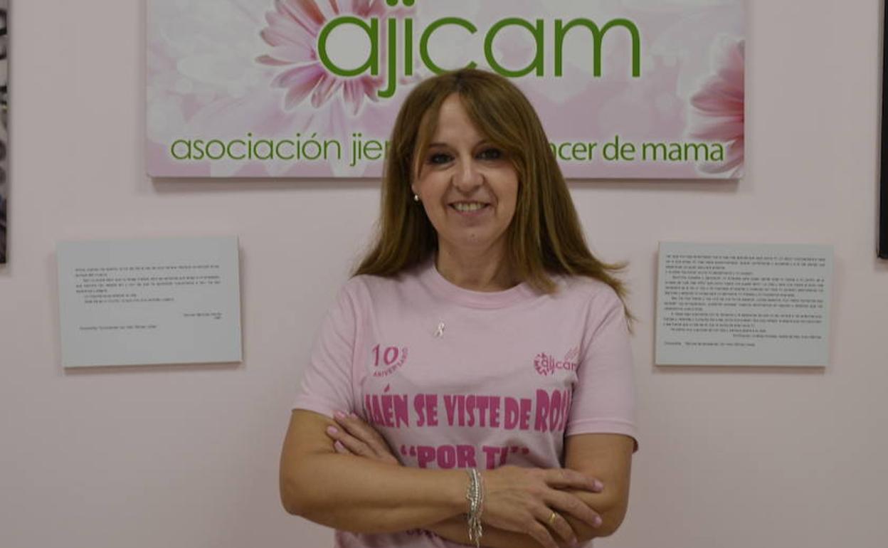 Natividad Cueto, presidente de la Asociación Jienense de Cáncer de Mama. 