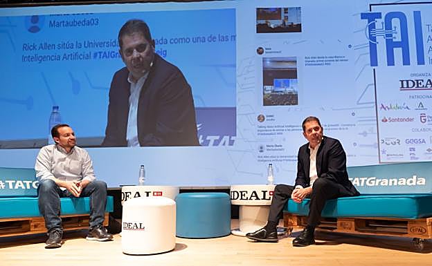 Francisco Palao y Gerardo Cuerva charlan sobre IA en las empresas.