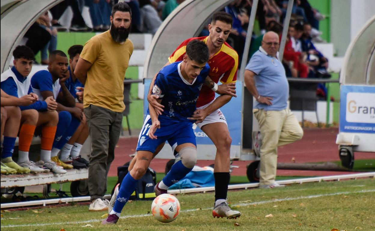 El maracenero Rubén Sánchez, de lo más destacado en el primer tiempo. 