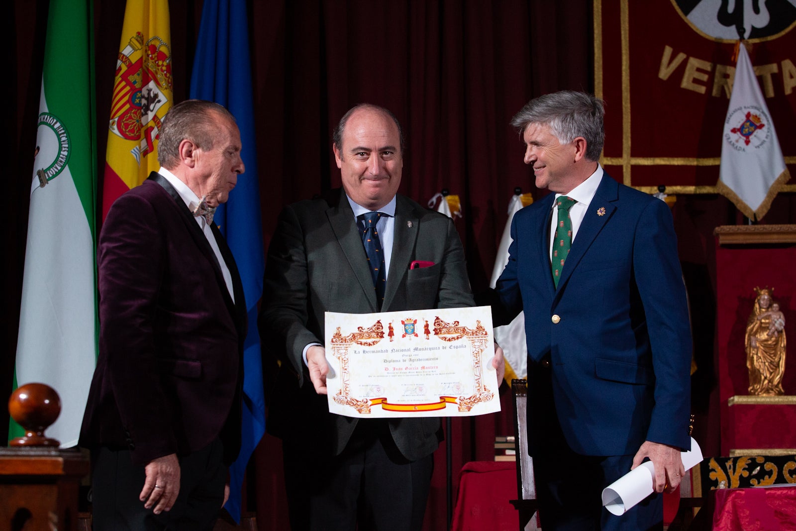 Momento de la ceremonia celebrada en Santa Isabel la Real.