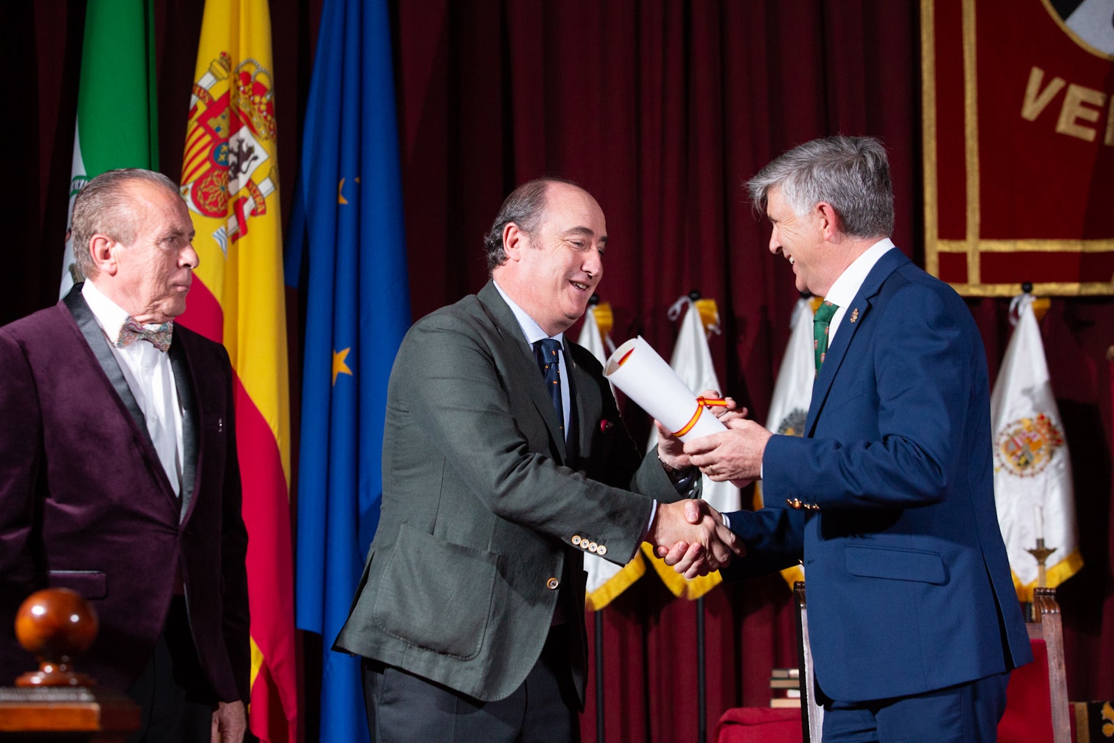 Momento de la ceremonia celebrada en Santa Isabel la Real.