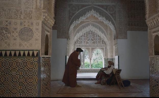 El rodaje en la Alhambra se desarrolló fundamentalmente al amanecer y al atardecer. 