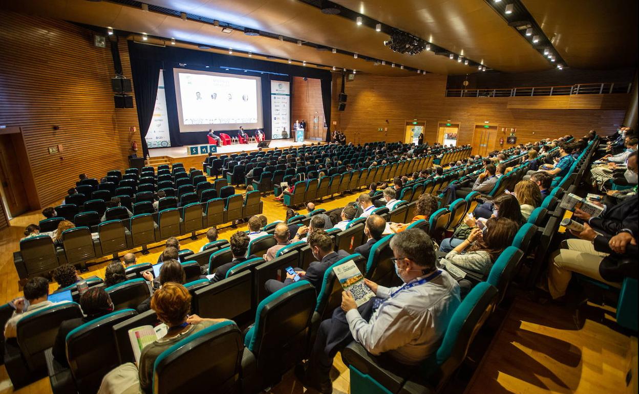 Auditorio del Palacio de Congresos, que será reformado con fodos europeos. 