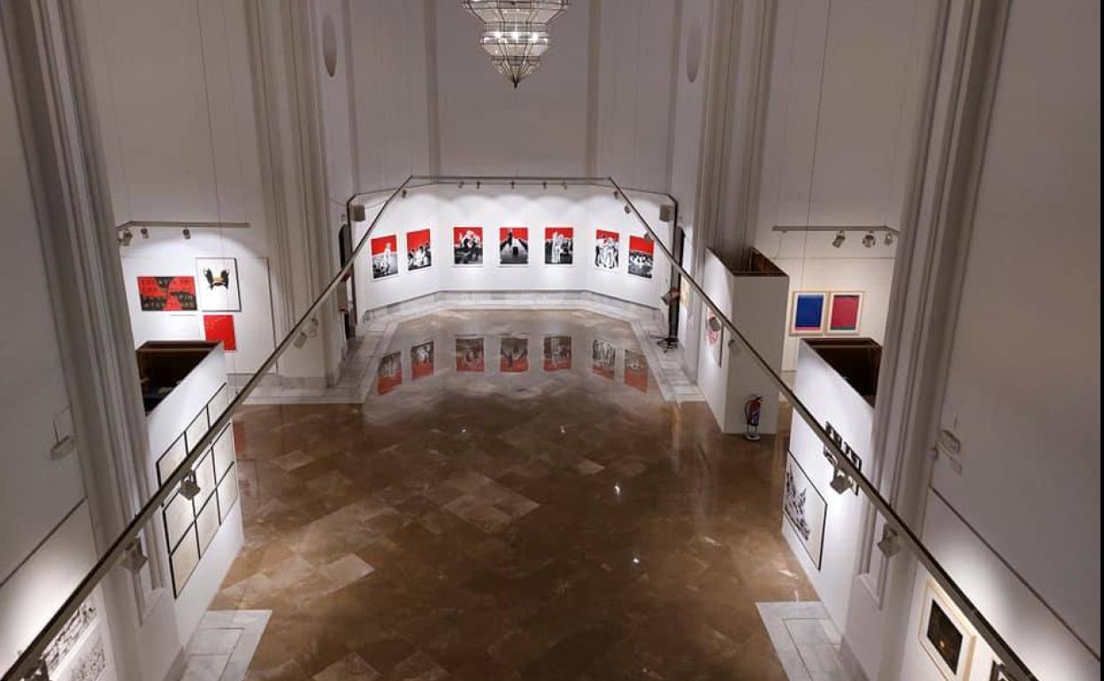 Así luce la Sala Gran Capitán con las obras de la exposición.