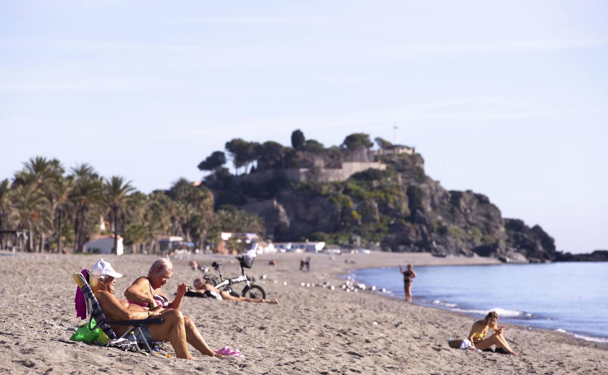 Día de playa fuera del calendario.