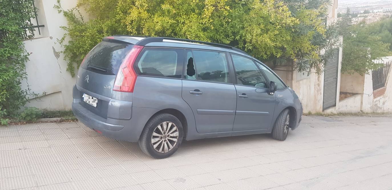 Uno de los coches manipulados. 