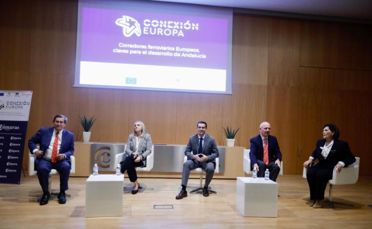 Jornada Los corredores ferroviarios europeos organizada por las cámaras de comercio de Andalucía