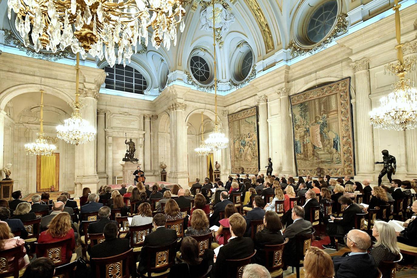 Vista general del concierto de Pastrana en el Palacio Real, el pasado martes.